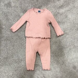 Old Navy Pink Ruffle Baby Outfit.